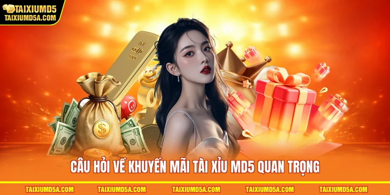 Câu hỏi về khuyến mãi tài xỉu MD5 quan trọng
